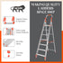 Bathla Zenith 7-Step Foldable Aluminium Ladder For Home